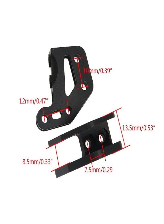 Que-T Alloy Dual Lower Shock Link Mount for 1/10 RC Crawler Axial Wraith 90018 RR10 - Image 3